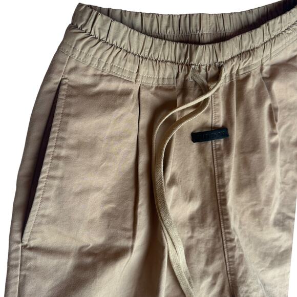 Fear of God Men's XS Drawstring Sweat Shorts Tan Neutral Loungewear Essentials - Picture 3 of 11